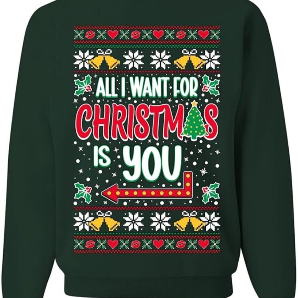 🎄 Wild Bobby Ugly Christmas Sweater - Festive Holiday Top XL 🎄